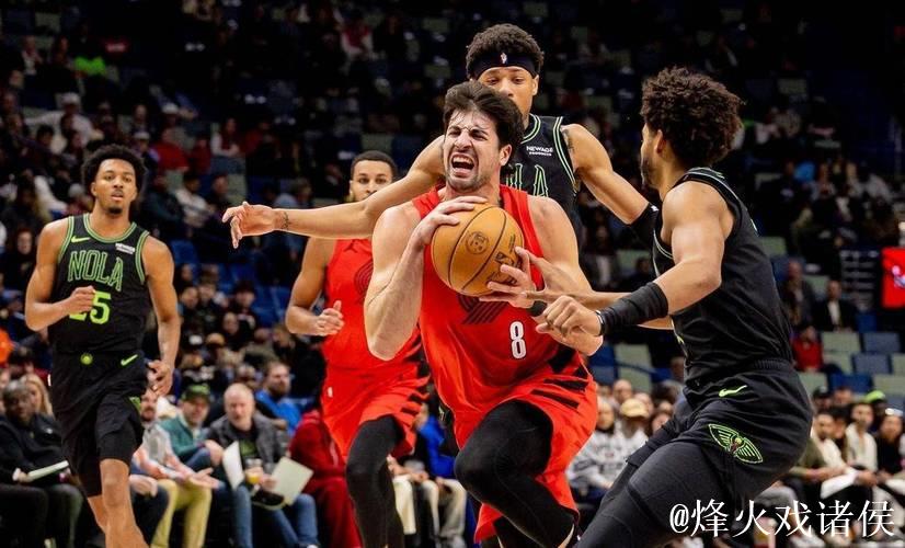 六人得分上双 鹈鹕大胜开拓者